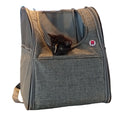 Sac à dos de transport pliable pour Chats et Chiens gris de la marque Petit Chat.