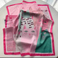 Foulard Carré en Soie pour femmes et Chats – Petit Chat