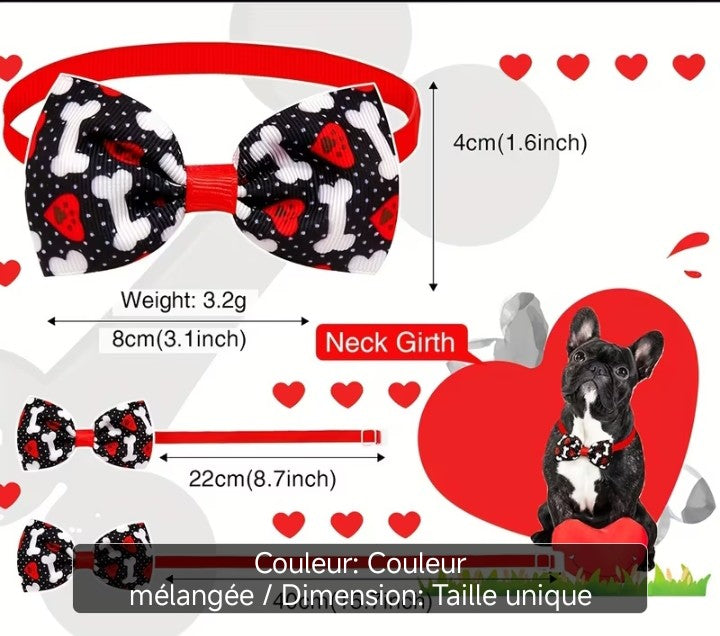 Nœud Papillon pour Chat & Chien colorés, modèle 7 Petit Chat